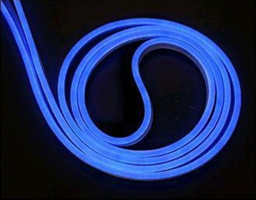8x16mm High Lumen Neon String Lights White PVC base edge
