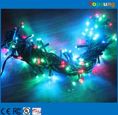 200 led twinkle rgb led string ip65 with controller for outdoor christmas decoration