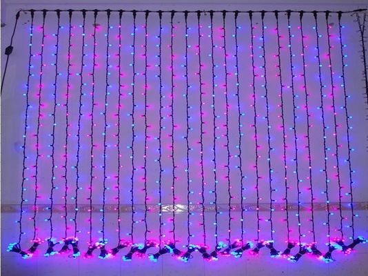 240v Holiday Decoration Lights Led Christmas Lights Curtain For Outdoor