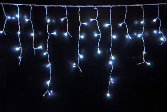 Flat emitting 110v fairy outdoor led christmas lights curtain CE ROHS approval