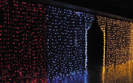 Hot sale new designed 24 Christmas curtain decorate light for outdoor