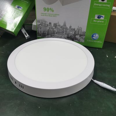 24w 300mm luces led para habitacion round down lights led ceiling office thin light panel lighting fixture