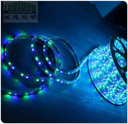 2017 new AC LED strip 5050 smd 60LED/m blue strip flexible led ribbon 220V