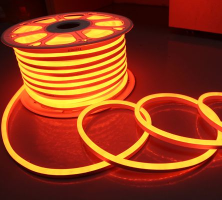 orange 12v mini led neon flex light 7x15mm replacement neon tubes 2835 smd flexible strip rope ip68 injection