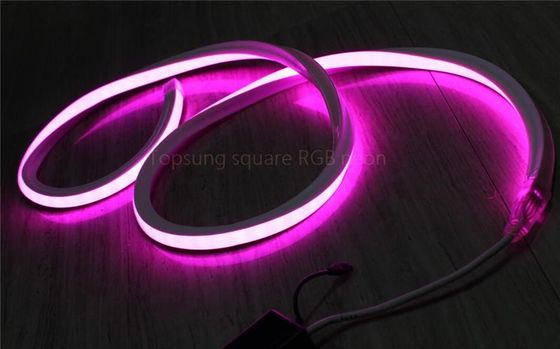 12v led neon rope light suppliers RGB 5050 smd neon strip lights flexible square 17x17mm square shape IP68
