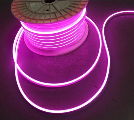 High Quality Custom Sign 12V Waterproof micro size 5mm Led Neon Light Flex rope lights pink purple