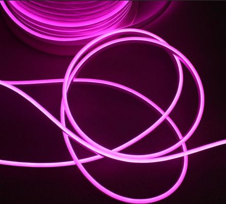 12v purple mini flexible neon tube lighting 6*13mm 2835 smd for signs logo