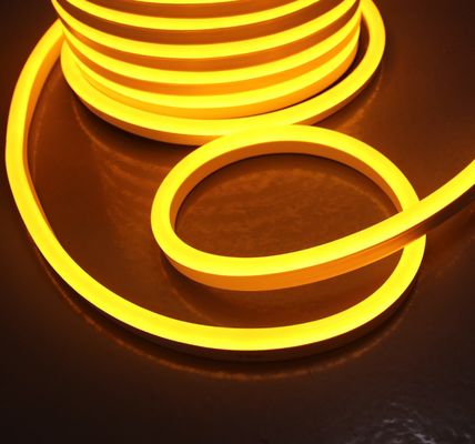 High Brightness SMD2835 IP68 yellow led neon flex strip rope light 110v
