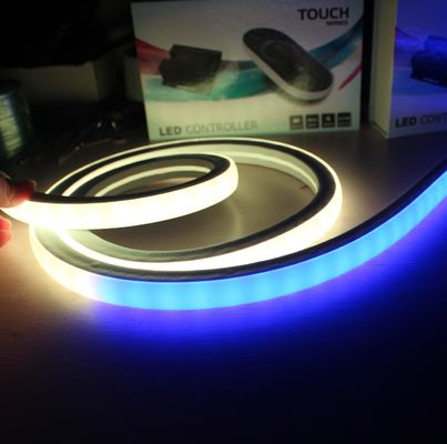 Full Color Changing Programmable DMX Led Flex Neon topview square color changing led rope light