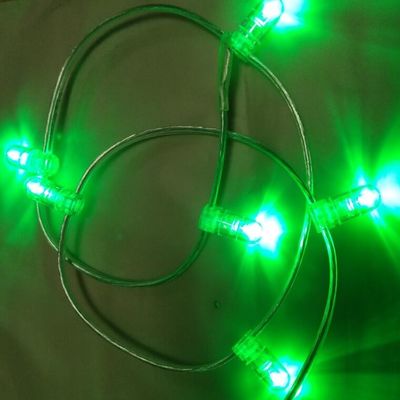 Brand 100m 12v fairy string 666 led IP67 for low voltage light green crystal led strings