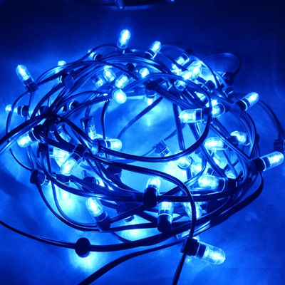 Waterproof 100m 1000led Connectable string light 12v belt clip garland strings blue emit christmas tree decoration