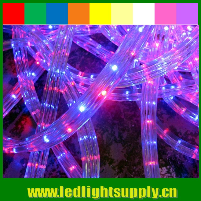3 wire flat led light swimming pool rope light