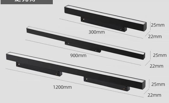 Embedded Magnetic Led Track Lighting 48v surface mounted linear