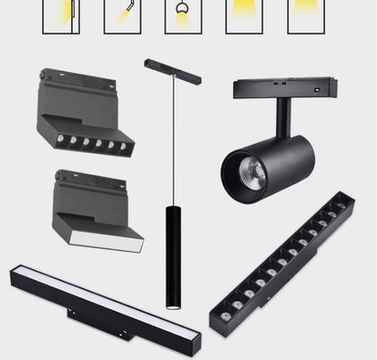 Hot Selling 48V Led Magnetic Track Light Grille Lights Smart Dimming Home Light for Living Room
