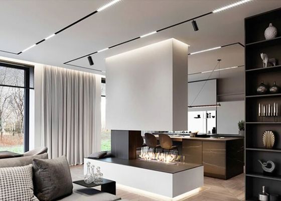 Hot Selling 48V Led Magnetic Track Light Grille Lights Smart Dimming Home Light for Living Room