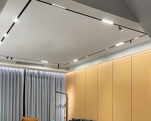 Hot Selling 48V Led Magnetic Track Light Grille Lights Smart Dimming Home Light for Living Room
