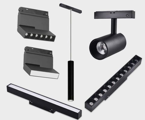 48V Led Magnetic track light rail led track light 30w