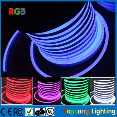 SMD5050 full color RGB 11x18mm 110V CE ROHS approval led neon flex with DMX controlller