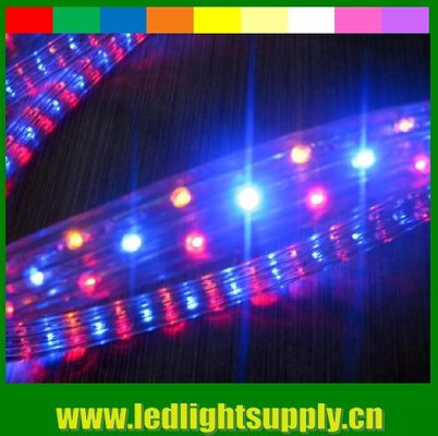 PVC led flat rope 4 wires waterproof xmas home decoration led rope light
