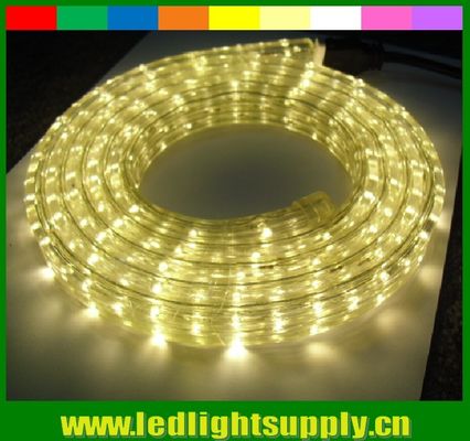 PVC led flat rope 4 wires waterproof xmas home decoration led rope light