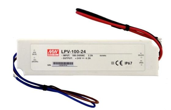 meanwell power supply 24v 100w led transformer imported from Taiwan