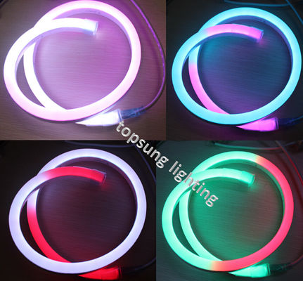 24V neon flex rope lights strip RGB pixel neon flexible ribbon