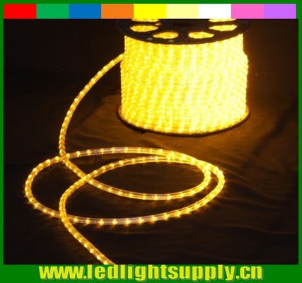 christmas decorations round 2 wires yellow led rope flex lights