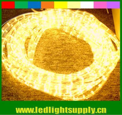 christmas decorations round 2 wires yellow led rope flex lights