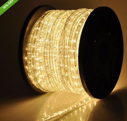 2 wire warm white christmas waterproof led rope light outdoor