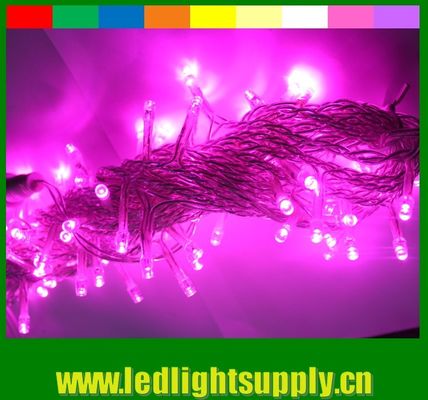 2016 new rgb color changing led christmas curtains lights 24v 100 led