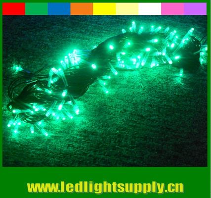 Strong PVC 100 bulbs 12v led string lighting warm white for outdoor