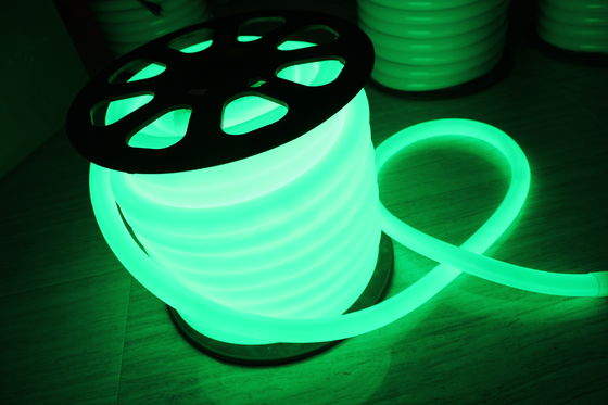 2016 new green 220v 360degree led neon flex light ip67 waterproof for outdoor
