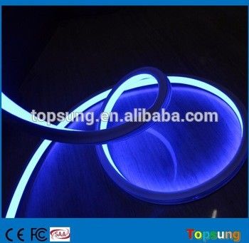smd 2835 promotional blue square led neon flexible light 16X16mm 12v for building