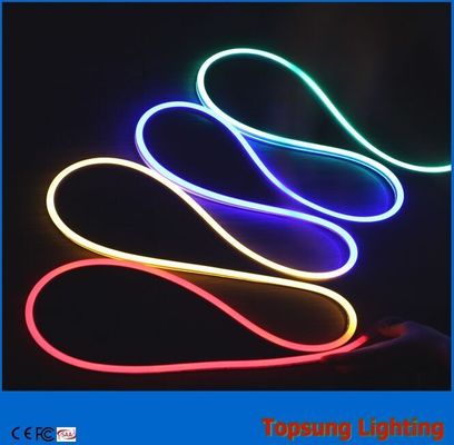 24v red double sided flexible strip neon lights for building decoration