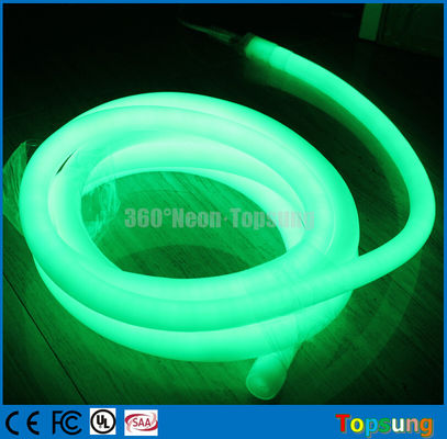 25m roll green pvc 360 degree led neon flex for bridge