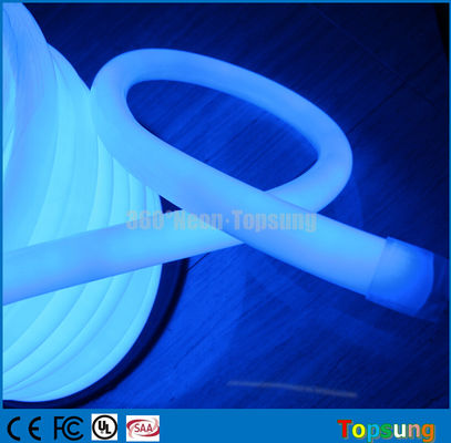 25meter spool 12 Volt blue 360 led neon flex light for home
