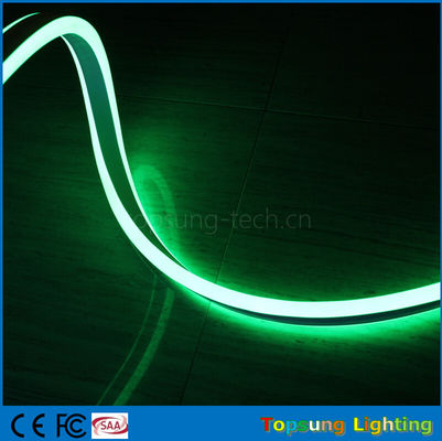 whole sale 230V double sided green led neon flexible rope for buildings