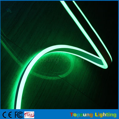 new design 110V double side emitting green led neon flexible strip for outdoor