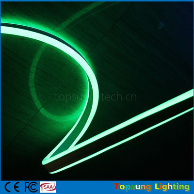 2016 new design 24V double side green color led neon flexible strip for buildings