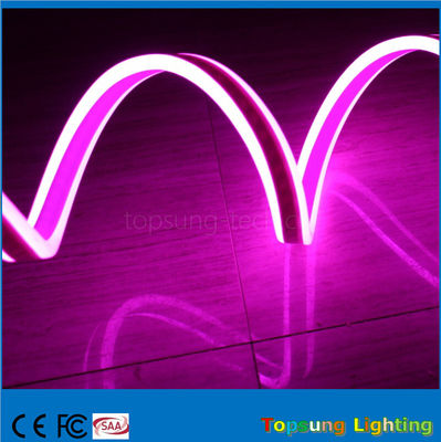 110V Double Side Pink Neon Flexible Strip Light For Buildings