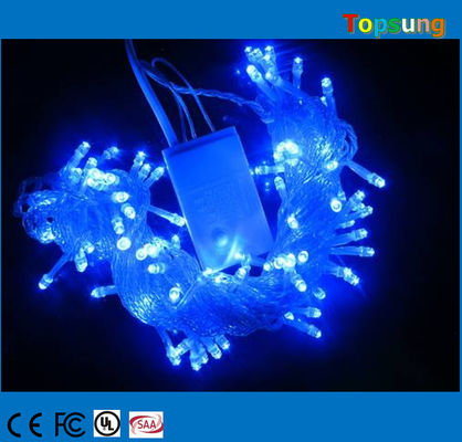 10m blue twinkle led christmas decorative string lights+controller 100 bulbs