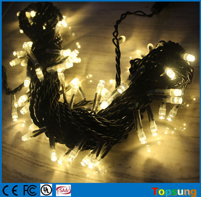 outdoor 10m connectable led christmas string lights warm white on sale