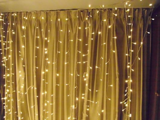 2016 new 110v fairy commercial christmas lights curtain waterproof for outdoor