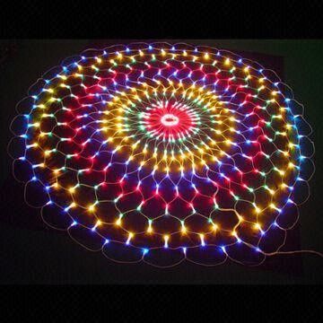 Flat emitting 220v fairy christmas led lights net CE ROHS approval