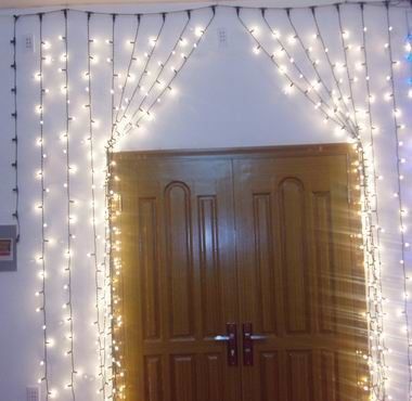 hot sale 110v fairy christmas lights curtain waterproof for outdoor