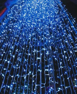 2016 new  240V Christmas curtain light for buildings