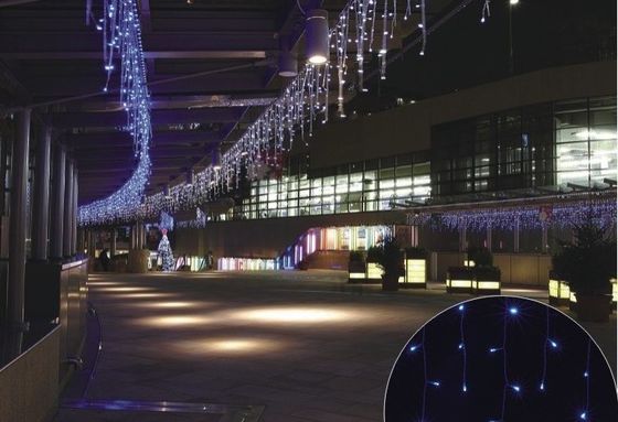 240V Christmas Curtain Lights Outdoor Anti UV Anti-Weather Material