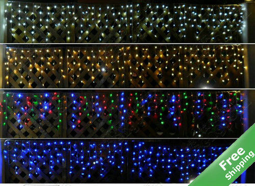 Whole sale 110V christmas lights waterproof led solar string light outdoor icicle lights for buildings