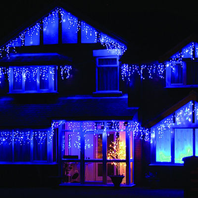 Best selling  led 12V christmas lights waterproof  solar icicle lights for buildings