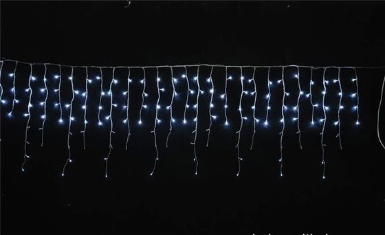 New arrival  led 12V christmas lights waterproof solar icicle lights for outdoor